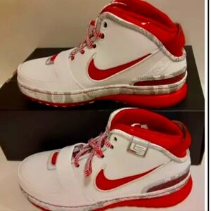 LeBron XI Ohio State Nikes